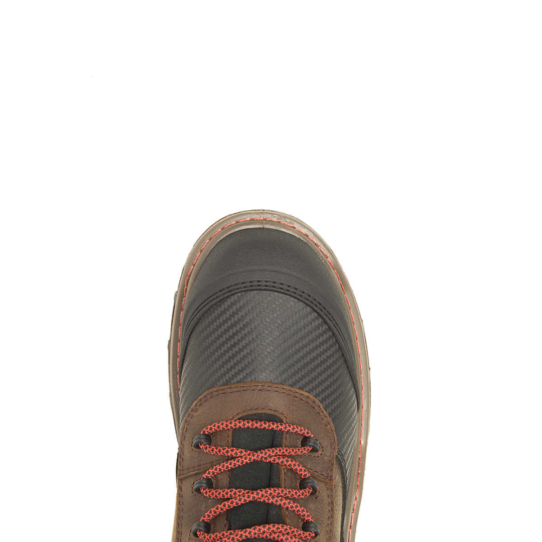 WOLVERINE W231042-M RAIDER SHIELD DS FLX WP 6'' CM WP MN'S (Medium) Dark Earth Leather Work Boots