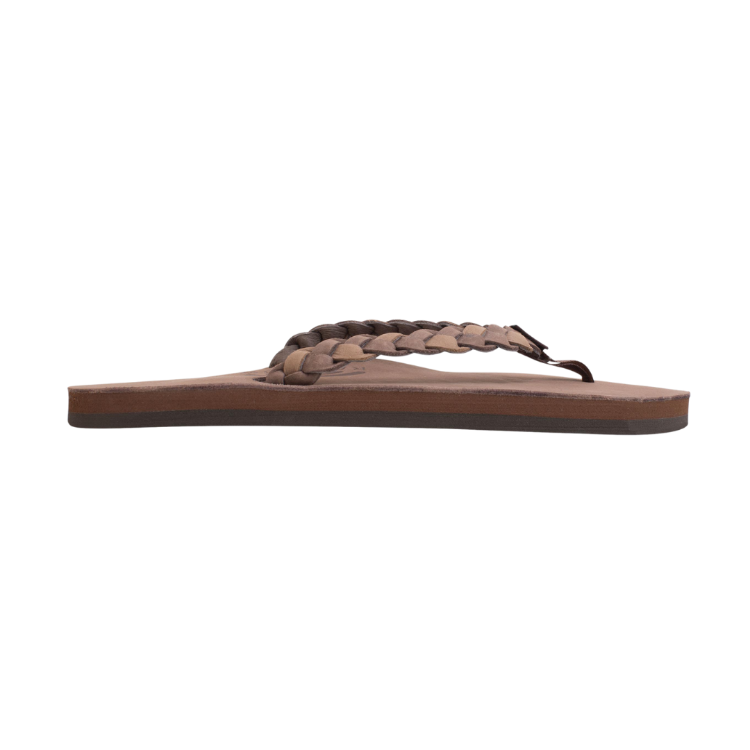 RAINBOW 301ALDBSW/EXDB TWISTED SISTER PREMIER WMN'S (Medium) Expresso/Dark Brown Leather Strap Sandals
