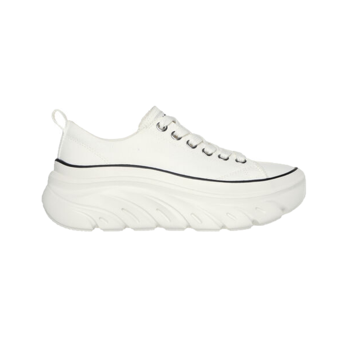 SKECHERS 177435 WHT FUNKY STREET GROOVE WAY LOW WMN S Medium