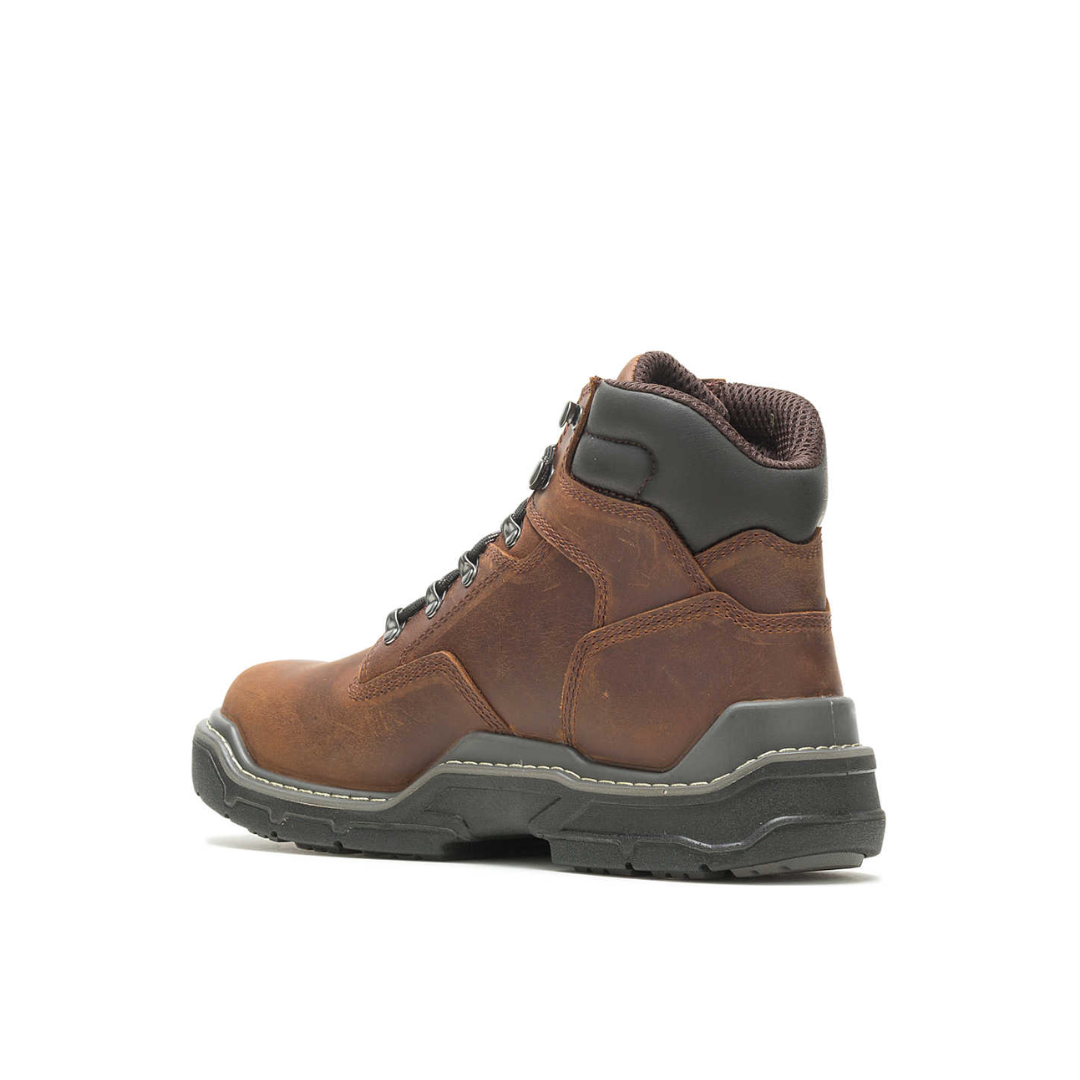WOLVERINE W211128-M RAIDER DS 6'' CM WP MN'S (Medium) Peanut Leather Work Boots