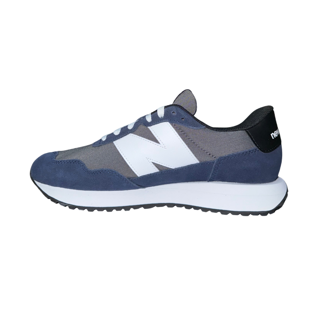 NEW BALANCE MS237MCN 237 MN'S (Medium) Castlerock/White Leather, Suede & Mesh Lifestyle Shoes