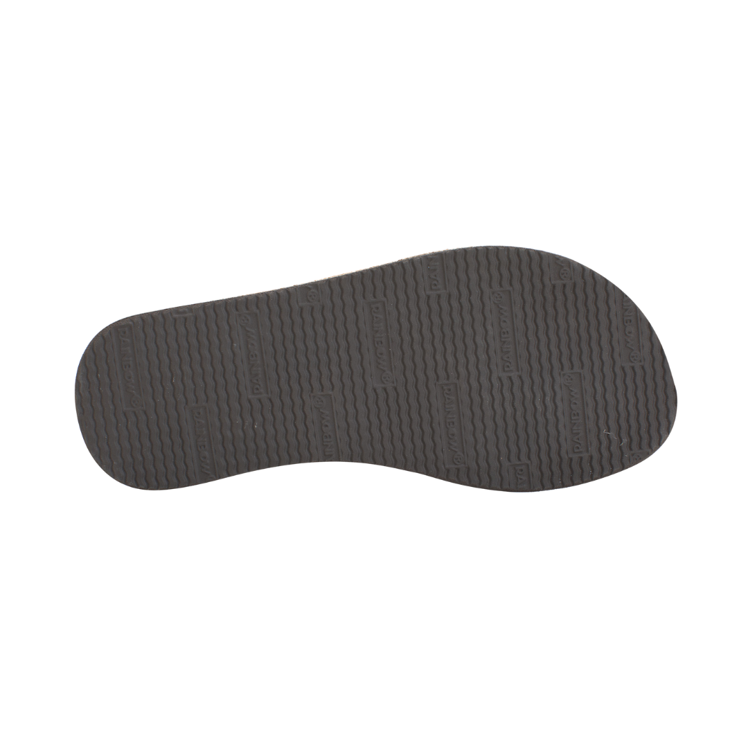 RAINBOW 101LTS00K/SRBR PREMIER LEATHER YTH'S (Medium) Sierra Brown Leather Narrow Strap Sandals