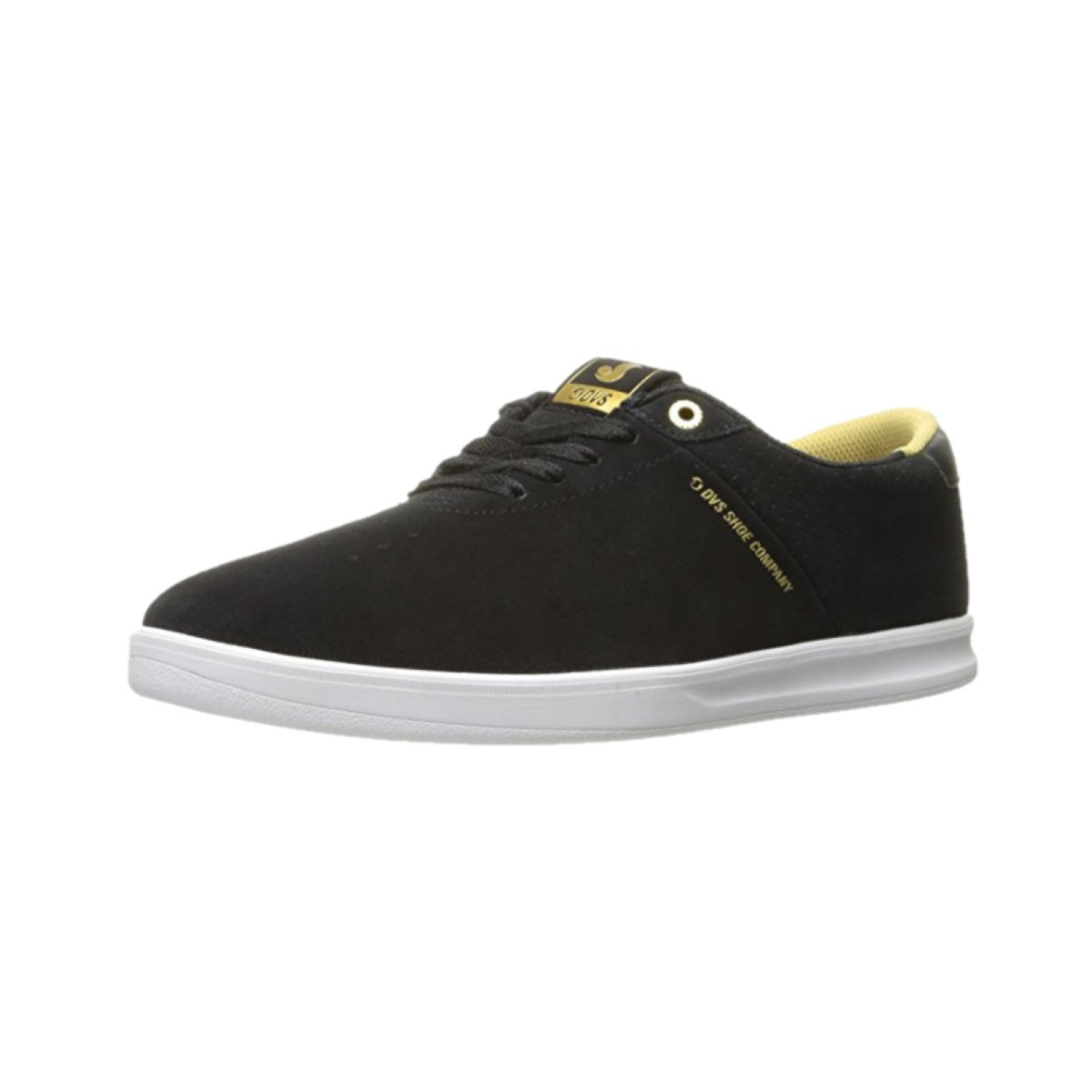 DVS F0000260004 RICO SC MN'S (M) Black/Gold Suede Skate Shoes