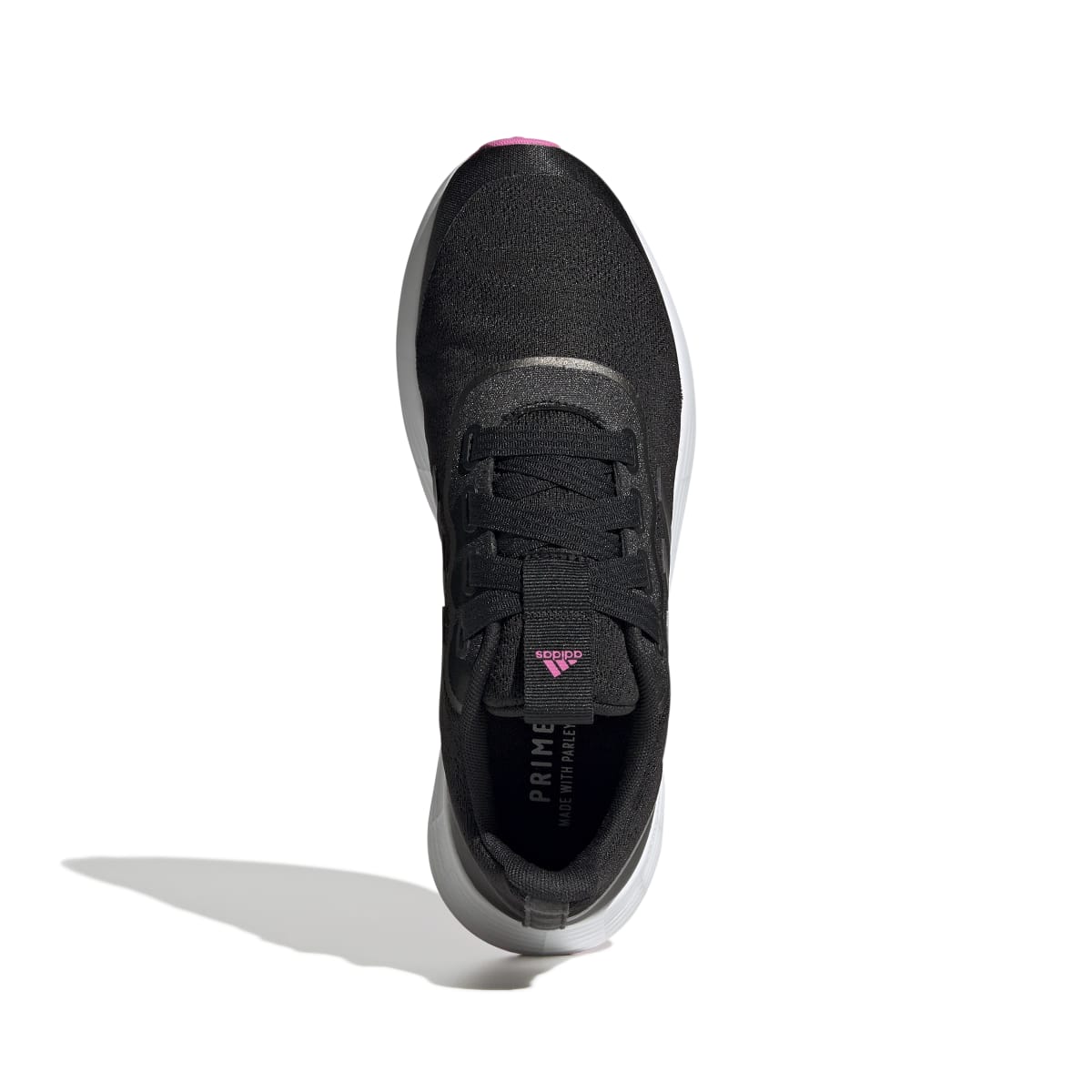 ADIDAS Q46321 QT RACER SPORT WMN'S (Medium) Black/Black/Pink Running Shoes