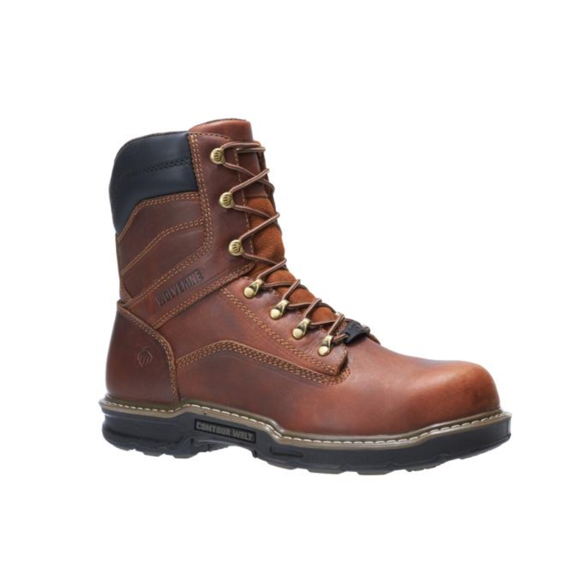 WOLVERINE W191068-EW RAIDER II 8" CT MN'S (Extra Wide) Peanut Leather Work Boots