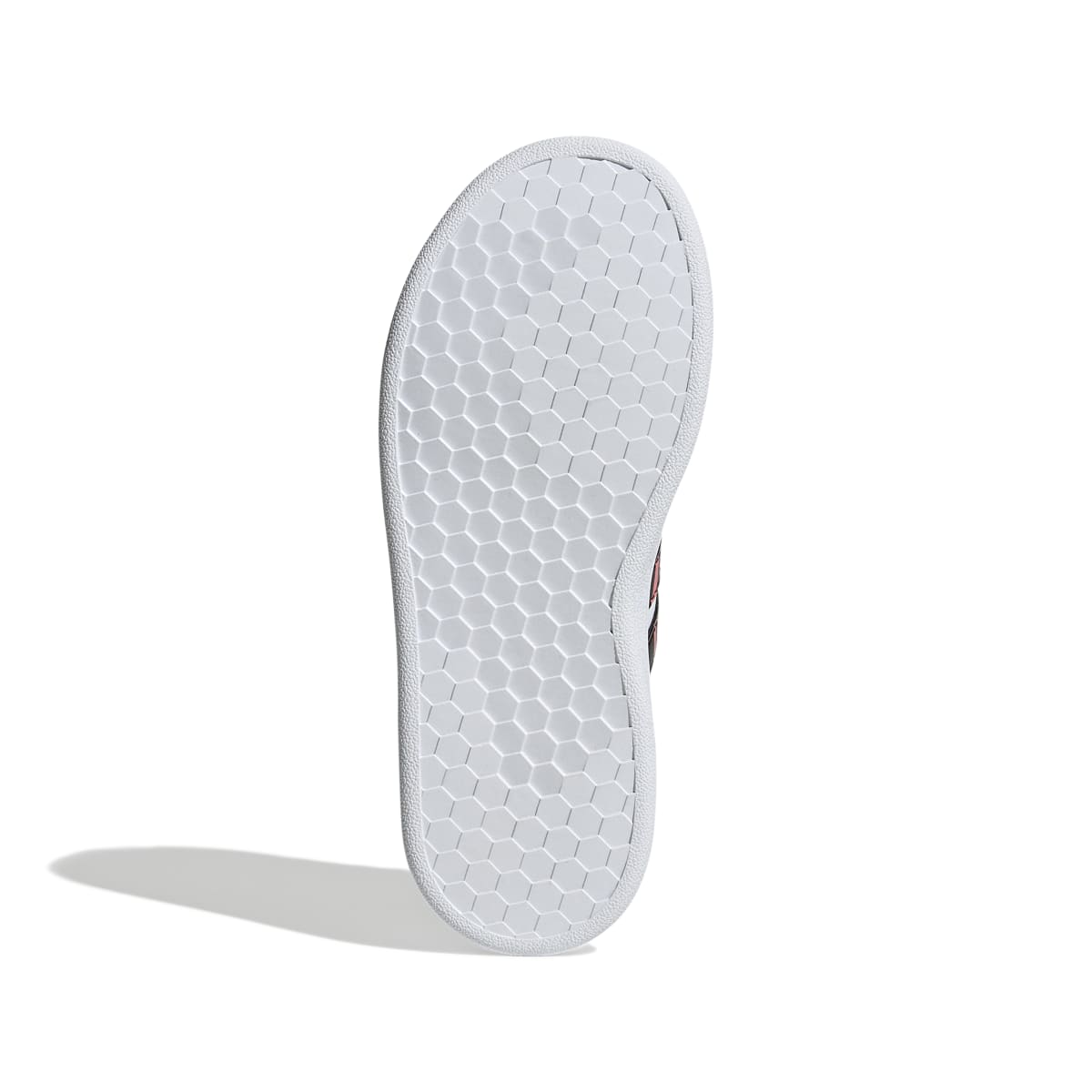 ADIDAS GZ1067 GRAND COURT K JR'S (Medium) White/Black/Red Synthetic Leather Lifestyle Shoes