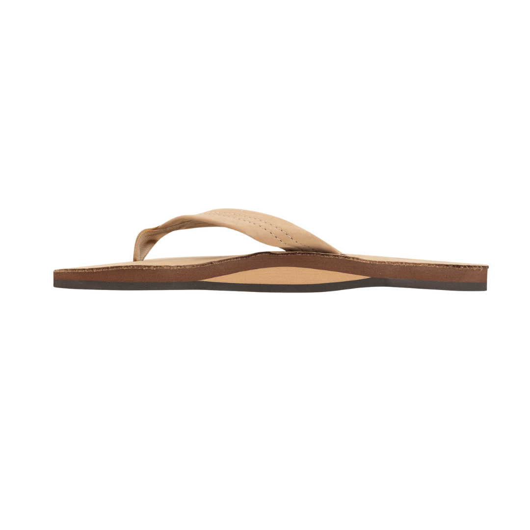 RAINBOW 301ALTS0W/SRBR SINGLE LAYER PREMIER WMN'S (Medium) Sierra Brown Leather Strap Sandals