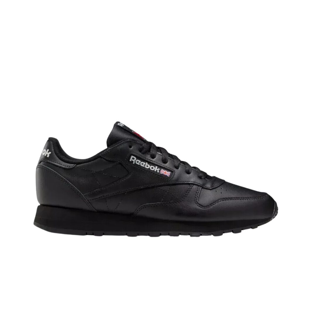 REEBOK 100008494 (GY0955) CLASSIC LEATHER Mn's (Medium) Black Leather Lifestyle