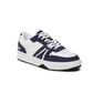 LACOSTE 7-45SMA0036042 L001 123 MN'S (Medium) White/Navy Leather & Synthetic Lifestyle Shoes