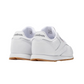 REEBOK 100010472 (GZ6098) CL LTHR JR`S (Medium) White/White Lether Lifestyle Shoes