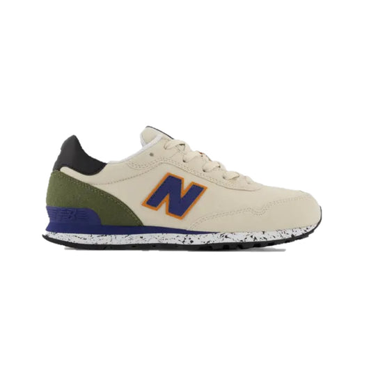 NEW BALANCE GC515AT-W 515 (GC515V1) JR'S (Wide) Calm Taupe Suede, Leather & Synthetic Lifestyle Shoes