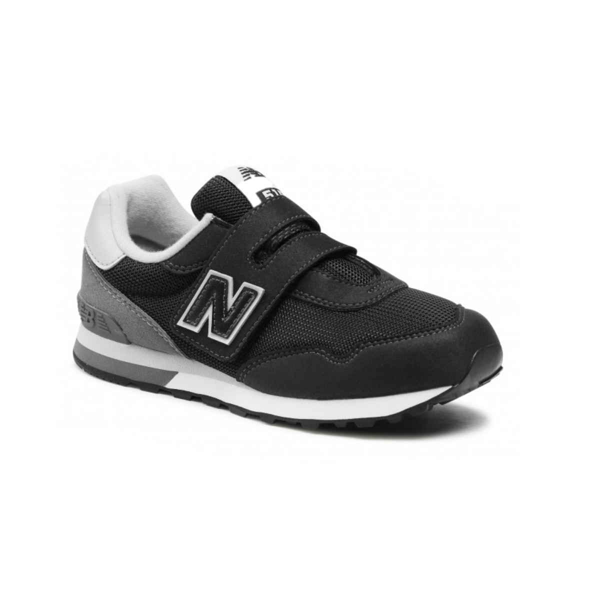 NEW BALANCE YV515RB3-M 515 V1 JR'S (Medium) Black Synthetic, Suede & Mesh Running Shoes