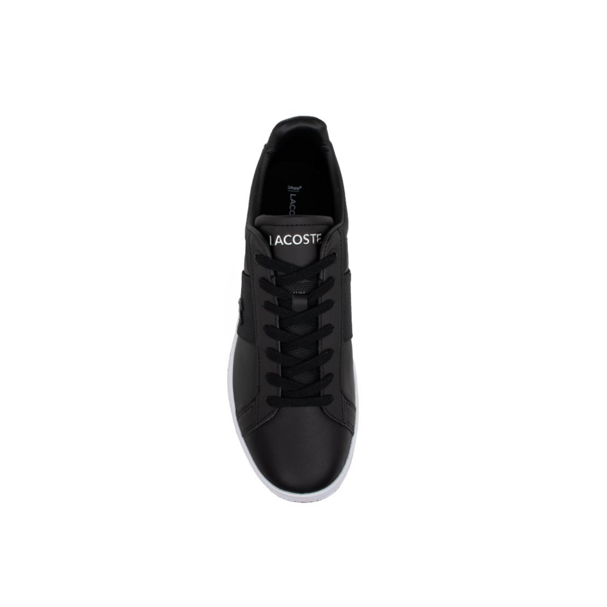 LACOSTE 7-45SMA0046312 CARNABY PRO GGR MN'S (Medium) Black/White Leather & Synthetic Lifestyle Shoes