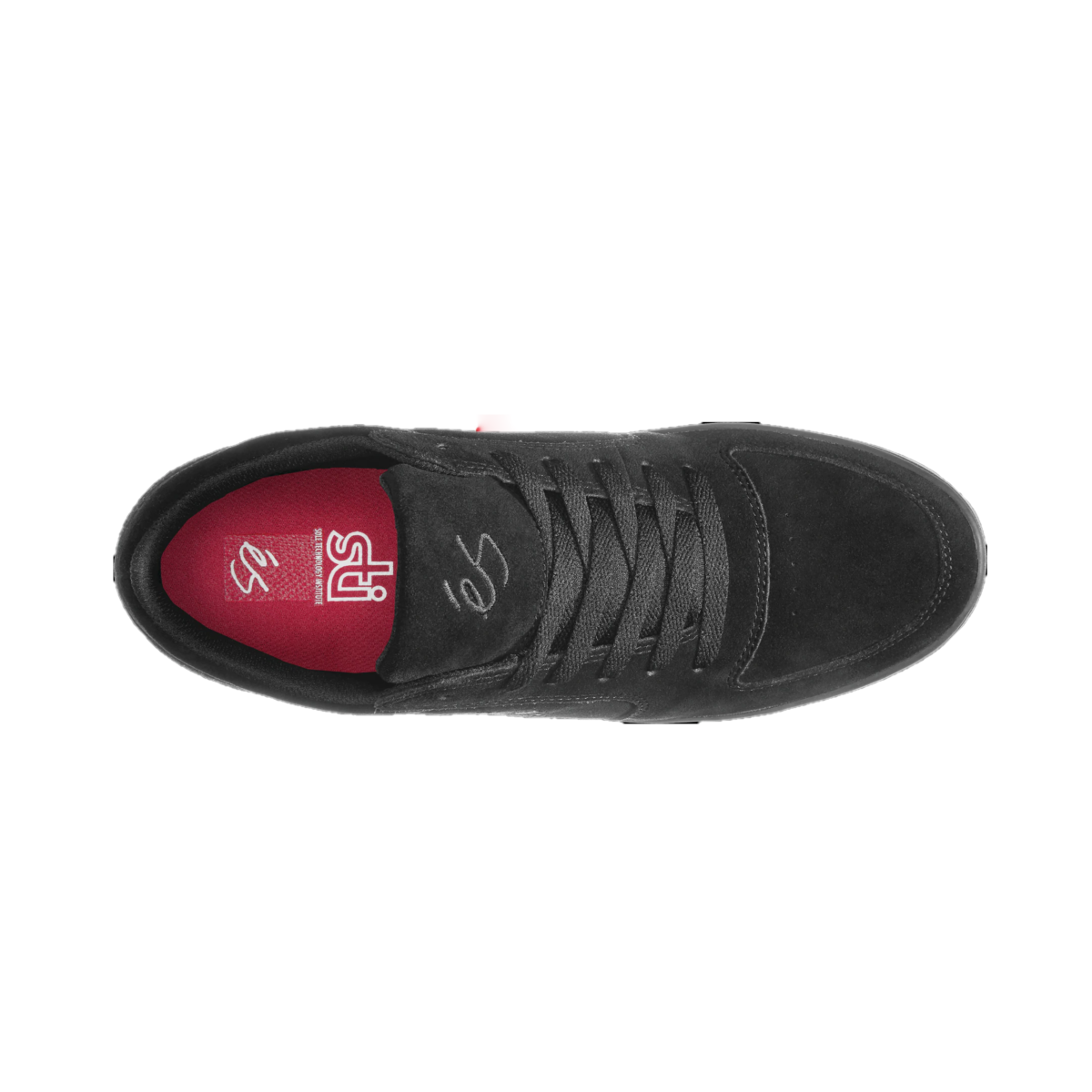 ÉS 5101000184/003 EOS MN'S (Medium) Black Suede & Synthetic Skate Shoes