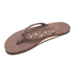 RAINBOW 301ALDBSW/EXDB TWISTED SISTER PREMIER WMN'S (Medium) Expresso/Dark Brown Leather Strap Sandals