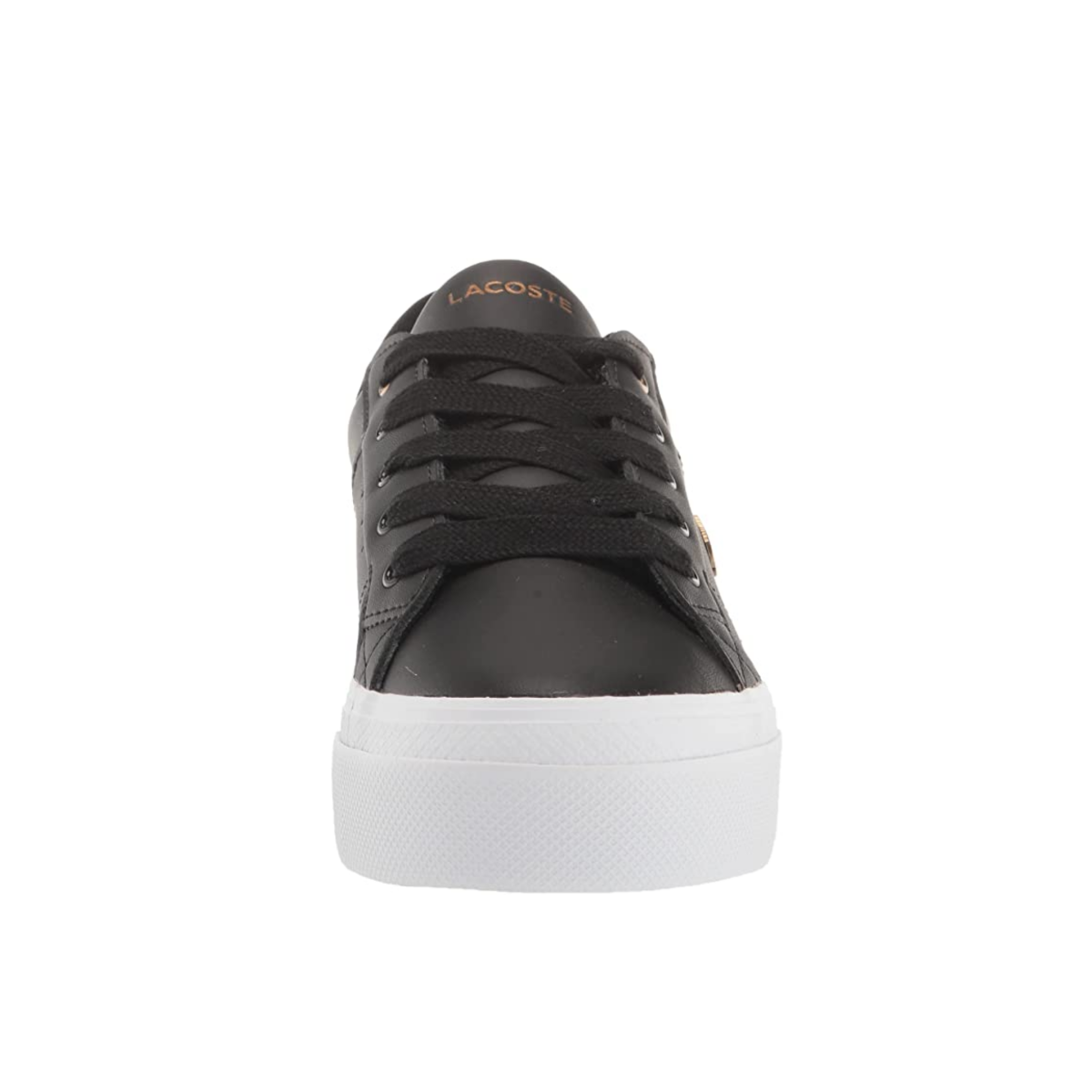 LACOSTE 7-45CFA0013312 ZIANE PLATFORM WMN'S (Medium) Black/White Leather & Synthetic Lifestyle Shoes