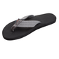 RAINBOW 301ASTPSM/GREY THE CLOUD MN'S (Medium) Black/Grey Leather Strap Sandals
