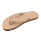RAINBOW 101LTSFBK/SRBRY BRAIDY PREMIER YTH'S (Medium) Sierra Brown Leather Narrow Strap Sandals