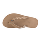 RAINBOW 101LTSFBK/SRBRY BRAIDY PREMIER YTH'S (Medium) Sierra Brown Leather Narrow Strap Sandals
