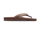 RAINBOW 302ALTS0W/EXPR DOBLE LAYER PREMIER WMN'S (Medium) Expresso Leather Strap Sandals
