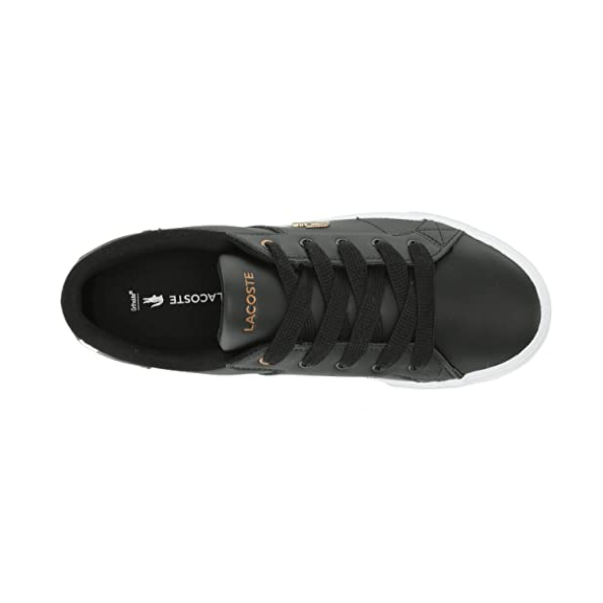 LACOSTE 7-45CFA0013312 ZIANE PLATFORM WMN'S (Medium) Black/White Leather & Synthetic Lifestyle Shoes