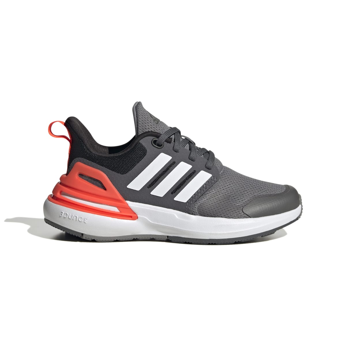 ADIDAS HP6130 RAPIDASPORT K YTH'S (Medium) Grey/White/Grey Textile Running Shoes