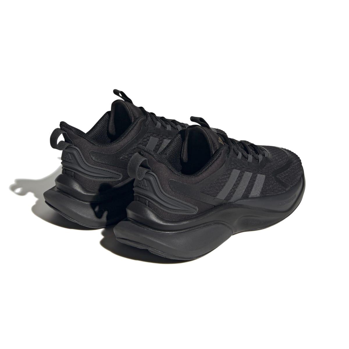 ADIDAS HP6149 ALPHABOUNCE+ WMN'S (Medium) Black/Carbon/Gold Mesh Running Shoes