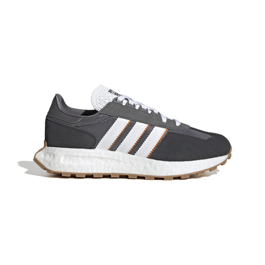 ADIDAS GZ6386 RETROPY E5 MN'S (Medium) Grey/White/Carbon Textile & Suede Running Shoes