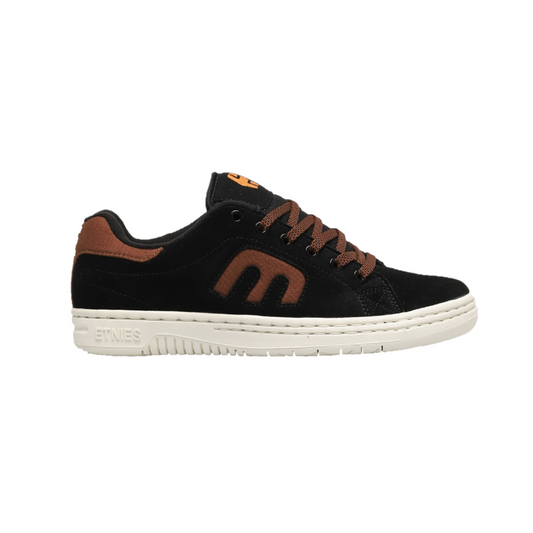 ETNIES 4101000505 590 CALLI-CUT MN'S (Medium) Black/Brown Synthetic/Leather Skate Shoes