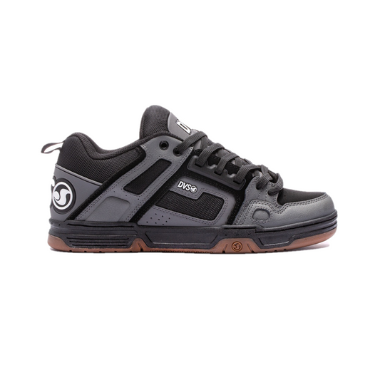 DVS F0000029066 COMANCHE MN'S (Medium) Charcoal/Black/White Leather & Nubuck Skate Shoes