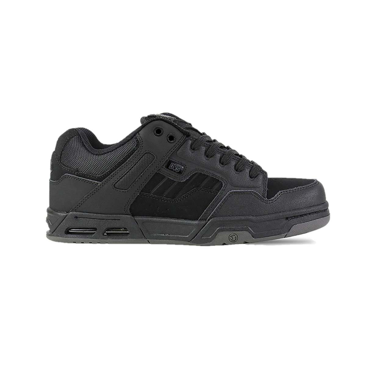 DVS F0000056982 ENDURO HEIR MN'S (Medium) Black/Black Leather & Nubuck Skate Shoes