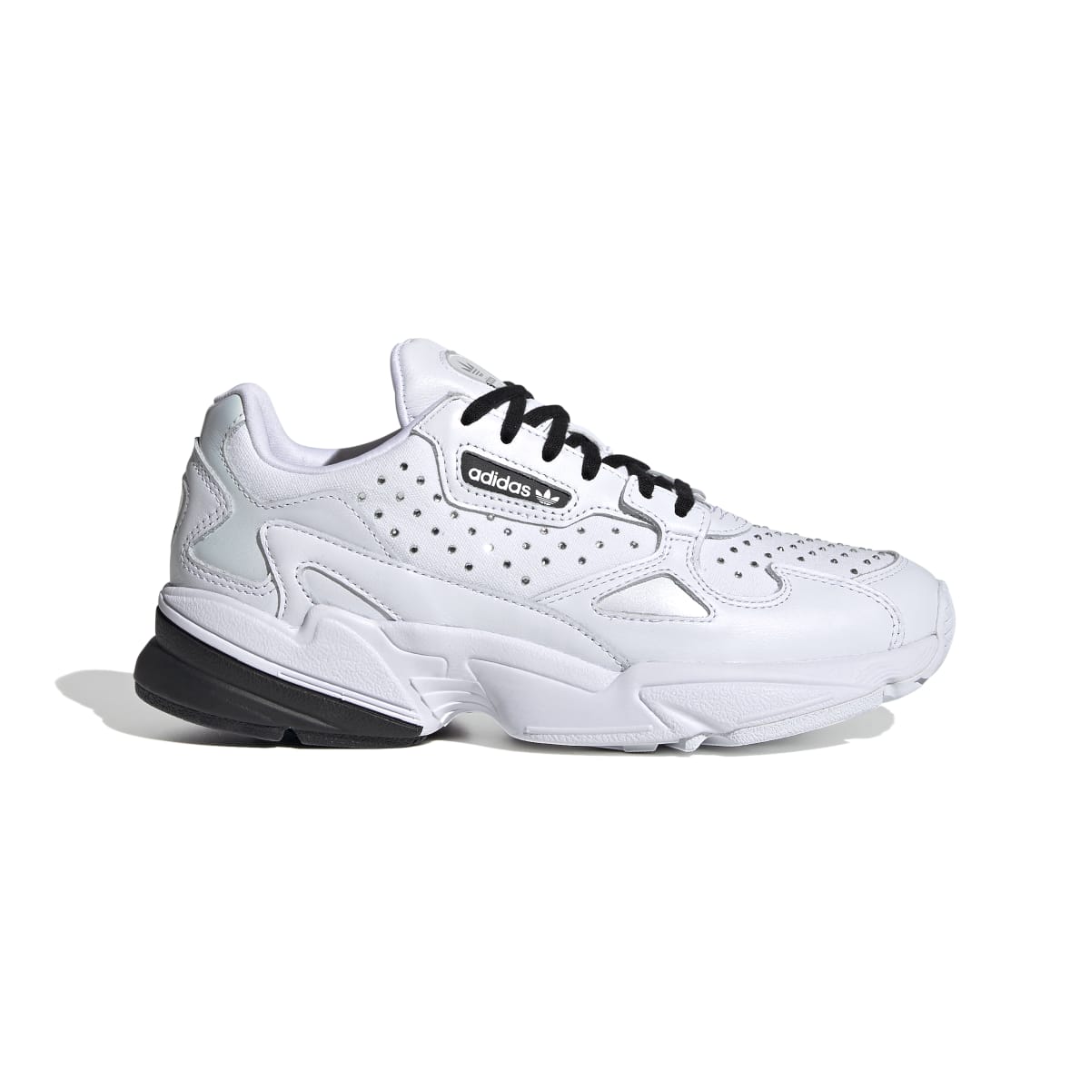 ADIDAS FV3413 FALCON WMN`S (Medium) White/Back/White Mesh/Leather Lifestyle Shoes