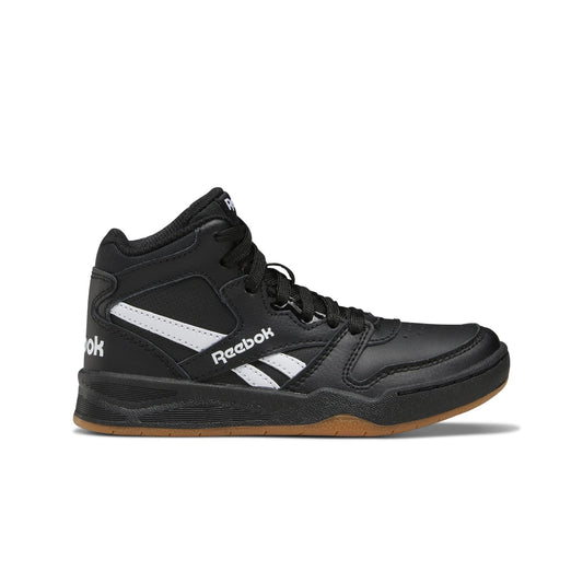 REEBOK GV7028 BB4500 COURT KID'S (Medium) Black/Black/White Synthetic/Leather Basketball Shoes