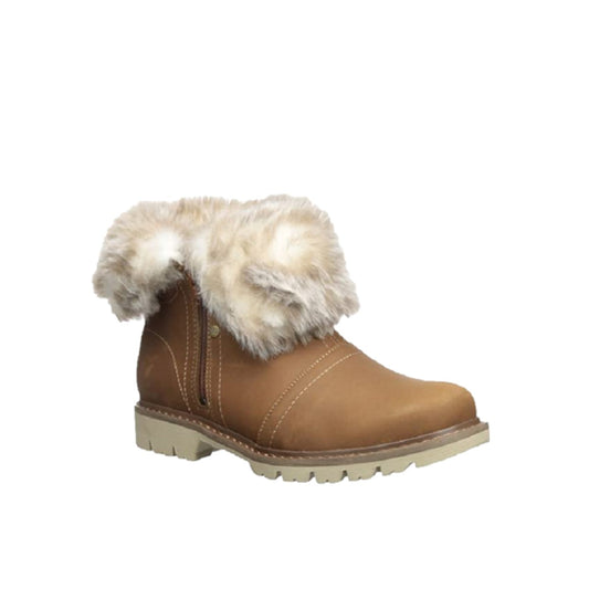 CATERPILLAR P309727 FLURRY FUR WP WMN'S (Medium) Dachshund Leather/Synthetic Casual Boots