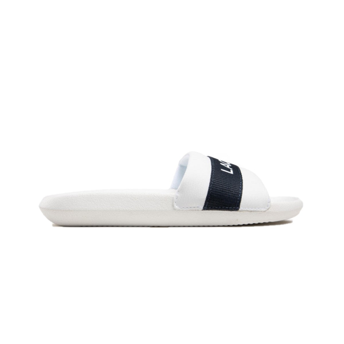 Lacoste Men Croco Textile Logo Slide Sandals – bntny