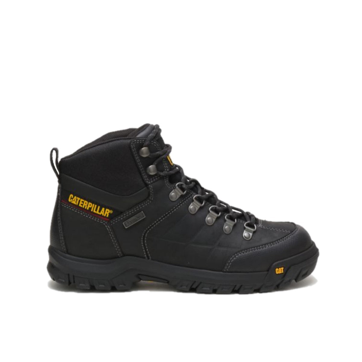 CATERPILLAR P90936-W THRESHOLD WP ST MN'S (Wide) Black Leather Work Boots