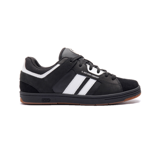 DVS F0000336001 TACTIC MN'S (Medium) Black/White/Black Suede & Nubuck Skate Shoes