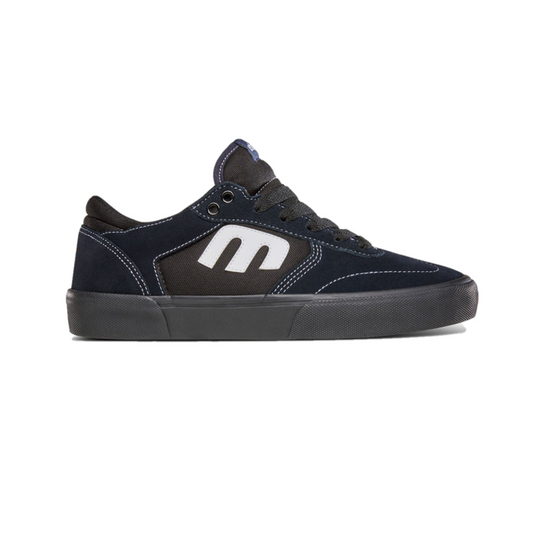 ETNIES 4101000543 448  WINDROW VULC MN'S (Medium) Blue/Black/White Suede & Canvas Skate Shoes