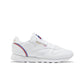 REEBOK EG5975 CL LTHR WMN'S (Medium) White/Red/Blue Leather Lifestyle Shoes