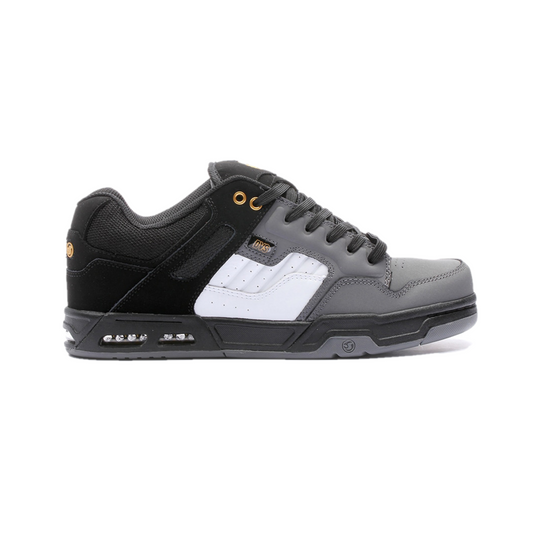 DVS F0000056984 ENDURO HEIR MN'S (Medium) Black/White/Charcoal Leather & Nubuck Skate Shoes