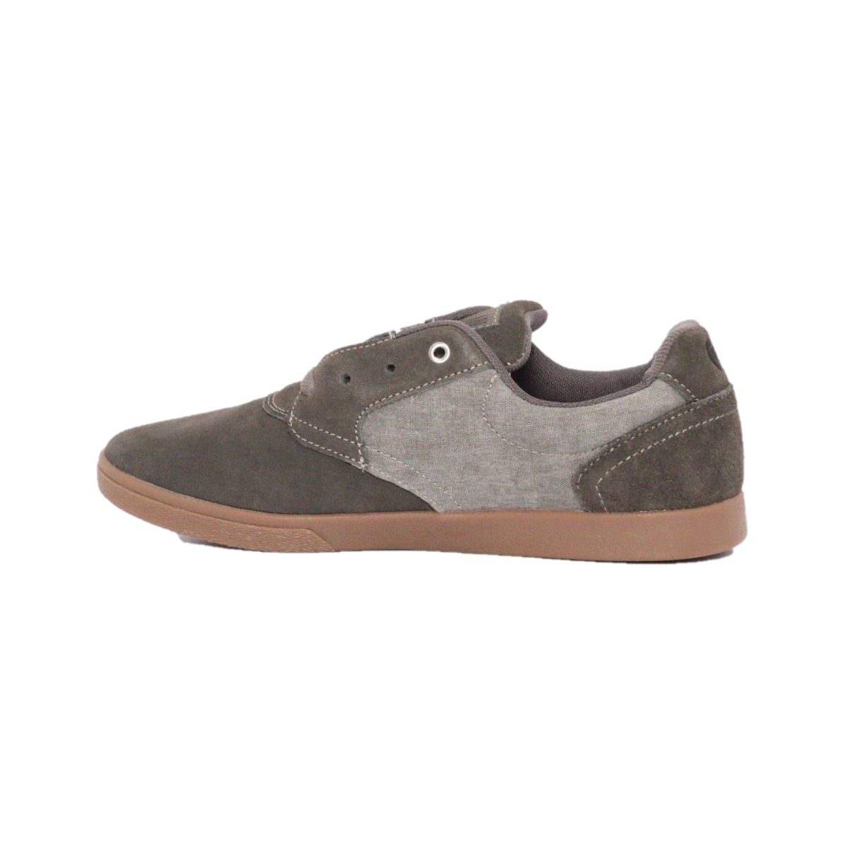 CIRCA 100008-CGM JCO1 MN'S (Medium) Charcoal/Gum Suede & Canvas Skate Shoes