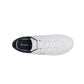 LACOSTE 7-43SMA0034407 POWERCOURT TRI 1SMA MN'S (Medium) White/Navy/Red Leather & Synthetic Lifestyle Shoes