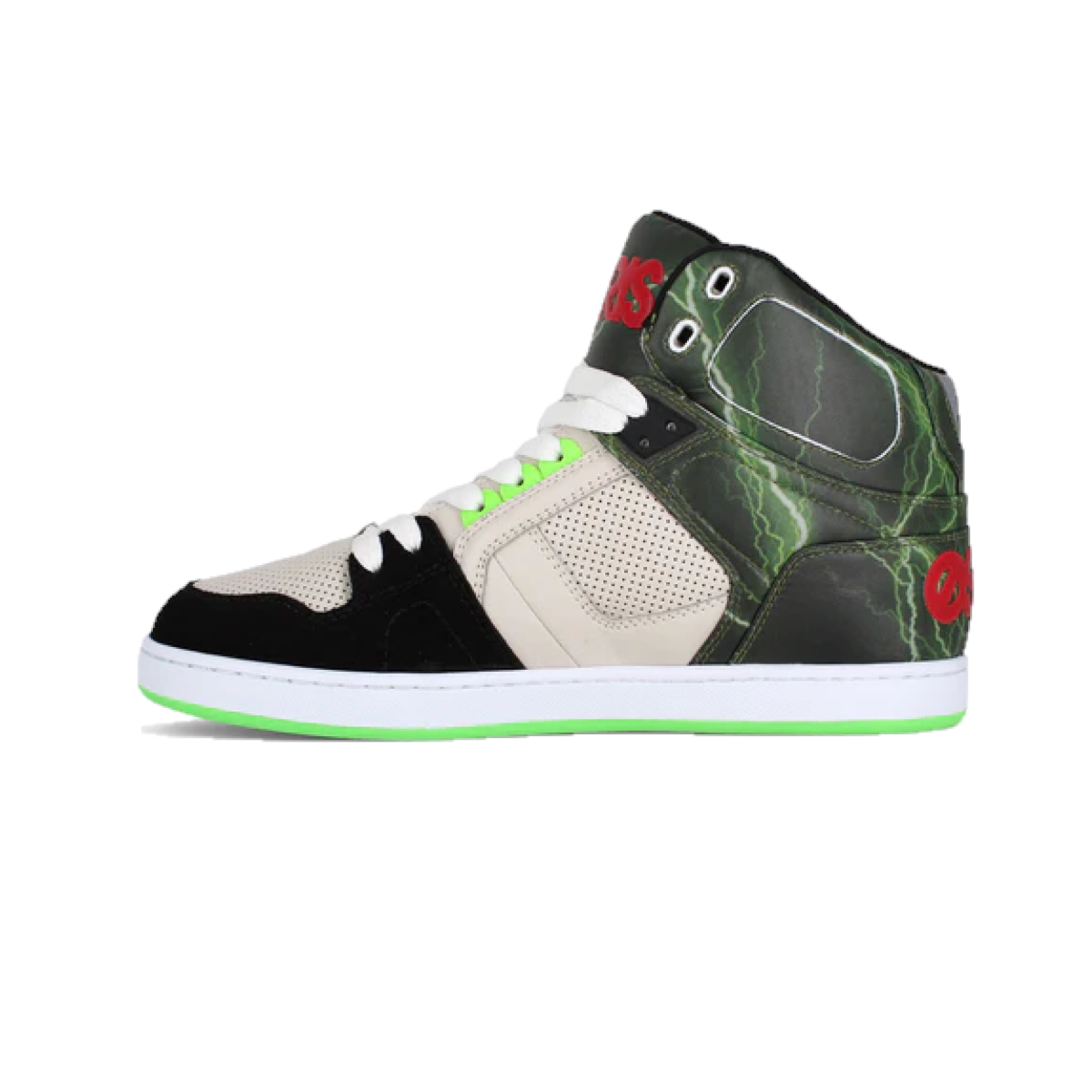 OSIRIS 13432468 NYC 83 CLK MN'S (Medium) Green/Lazer Synthetic/Textile Skate Shoes