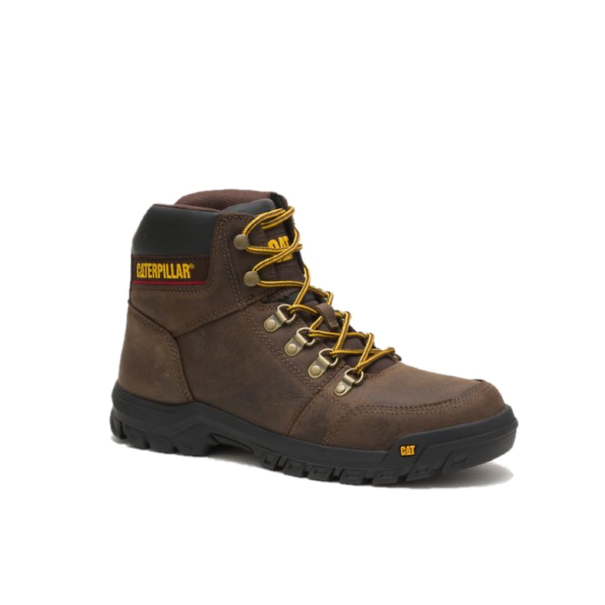 CATERPILLAR P74087-W OUTLINE MN'S (Wide) Brown Leather Work Boots