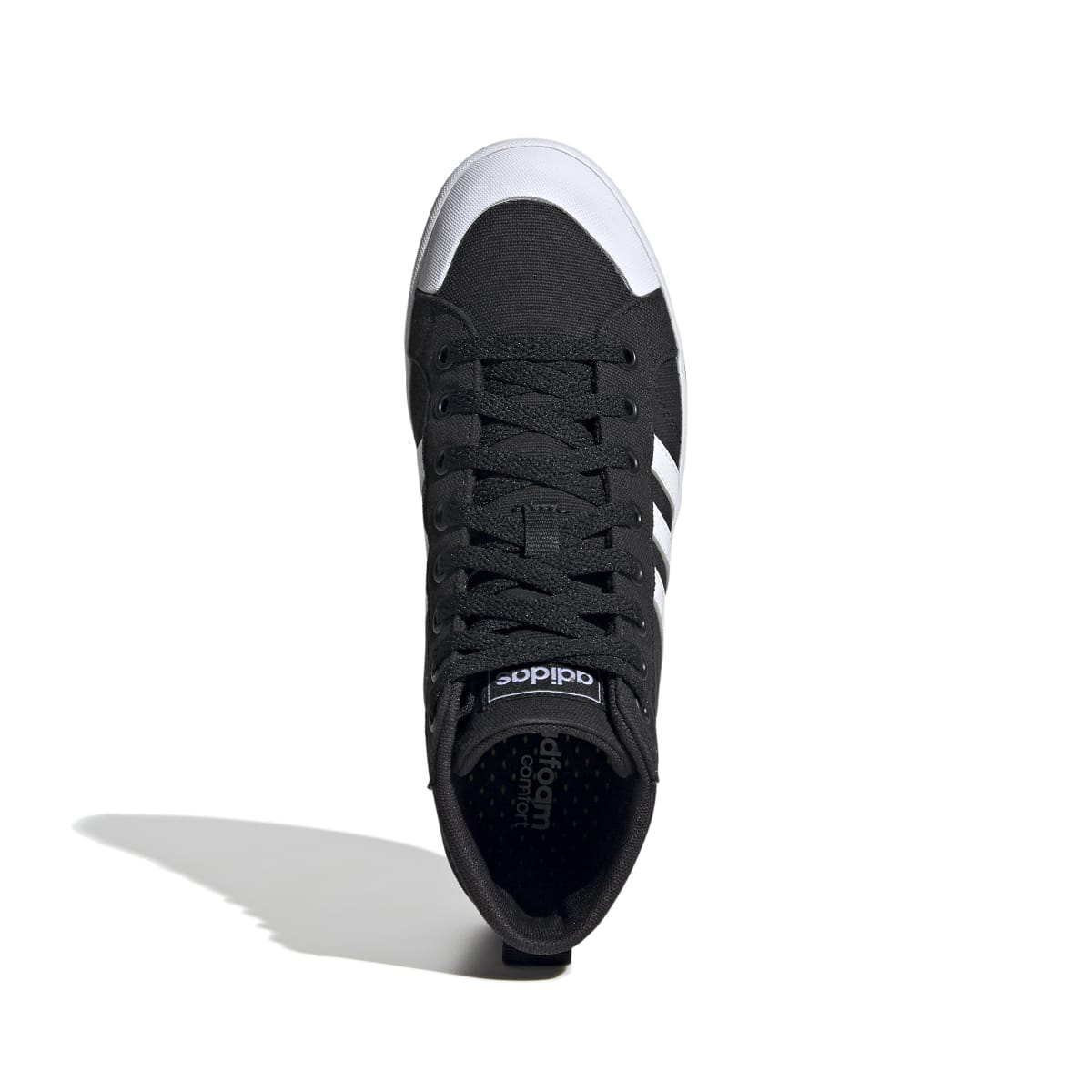 Adidas Bravada Mid FY4488 Black White Skateboard canvas shoes Women 5.5  Youth 4