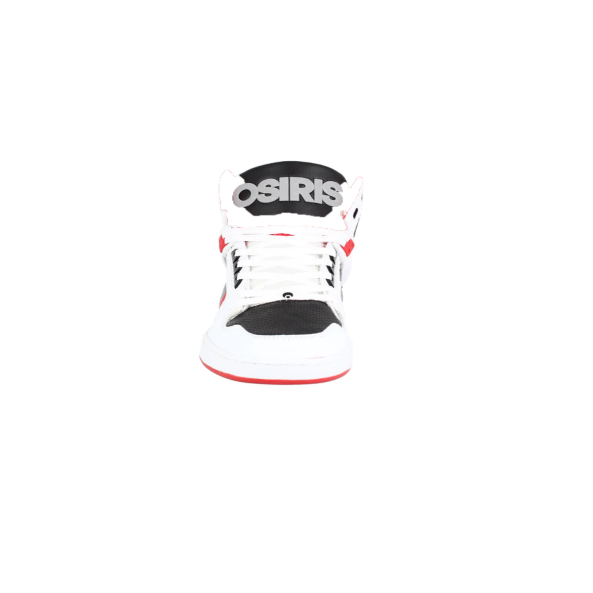 OSIRIS 13432846 NYC 83 CLK MN'S (Medium) White/Black/3M/Red Synthetic Leather Skate Shoes