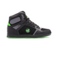 DVS F0000333007 HONCHO MN'S (Medium) Black/Charcoal/Lime Leather & Nubuck Skate Shoes