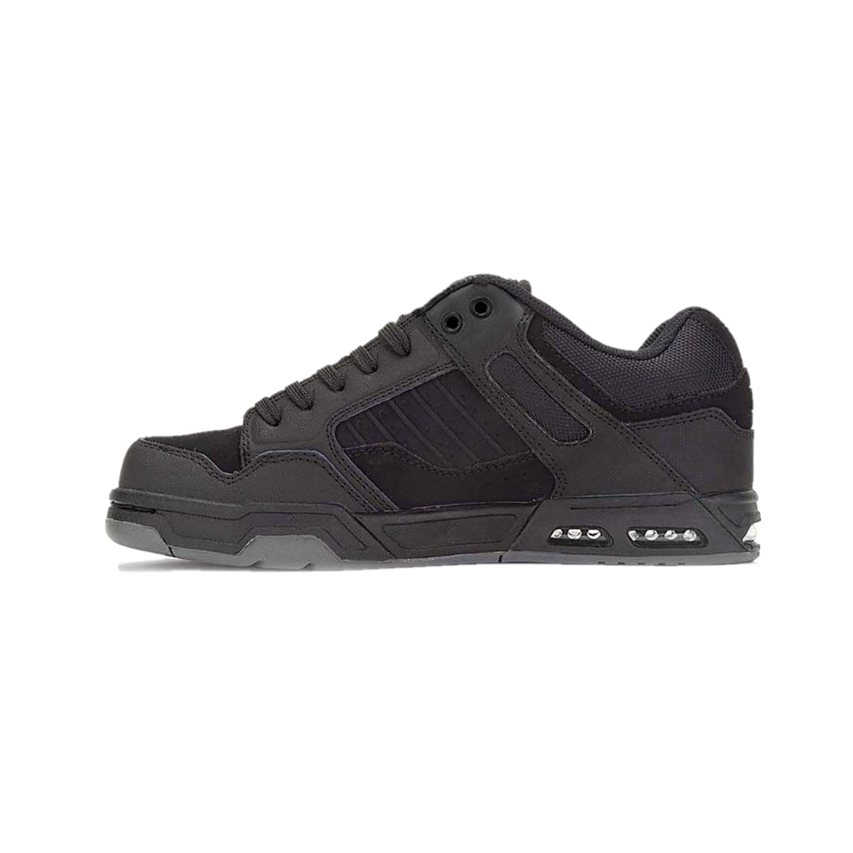 DVS F0000056982 ENDURO HEIR MN'S (Medium) Black/Black Leather & Nubuck Skate Shoes