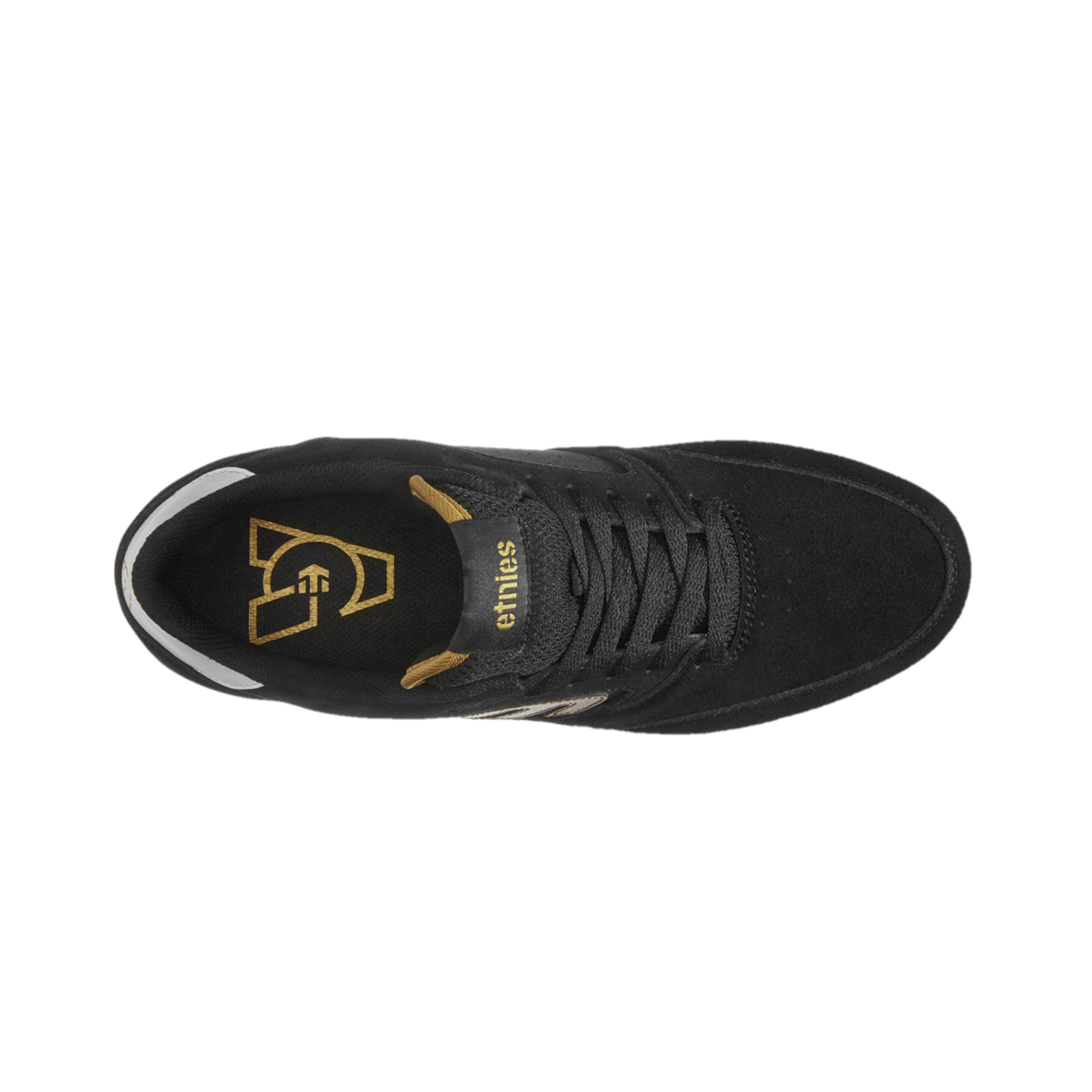 ETNIES 4101000516 973 VEER MICHELIN X AURELIEN GIRAUD MN'S (Medium) Black/Gold/White Suede, Synthetic & Textile Skate Shoes