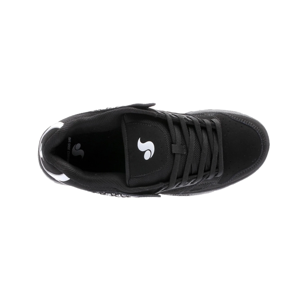 DVS F0000233971 CELSIUS MN'S (Medium) Black/White/Black Suede/Leather/Nubuck Skate Shoes